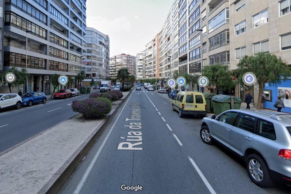 Espacioso Piso Con Garaje Cerca Del Centro De Vigo Zewnętrze zdjęcie